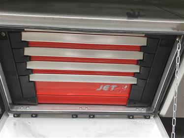 option COFFRE INOX AVEC SERVANTE OUTILS LONGUEUR 800MM