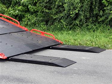 option RAMPES TELESCOPIQUES ARTICULEES SOUS PLATEAU