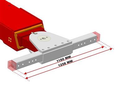 option PORTE-OUTILS COURT (1160MM)