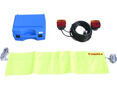 option PLAQUE SIGNALISATION AVEC FEUX VEHICULE TYPE AIMANTS - RADIO