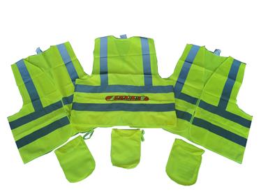 option GILETS FLUORESCENTS (JEU DE 3)