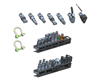 option KIT SAFE-TEC (SIMPLE) ARRIMAGE FACE AVANT