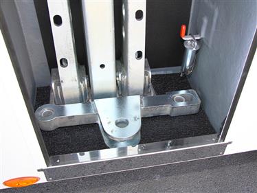 option TAPIS PLASTIQUE EN FOND DES COFFRES